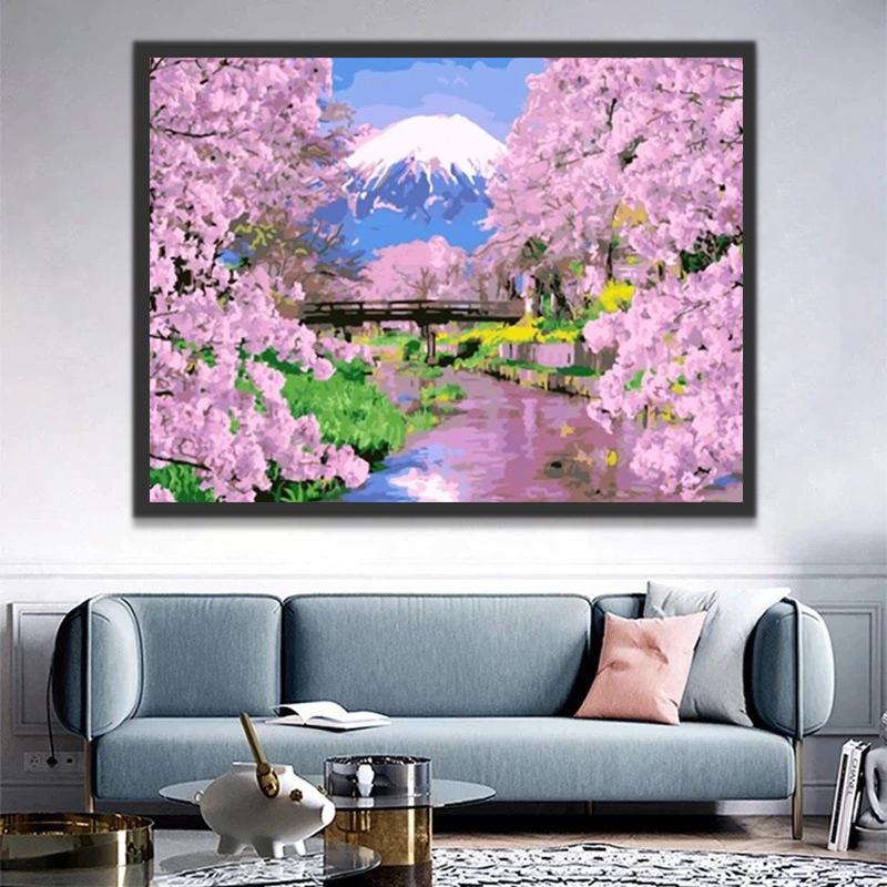 Fuji Peinture par Numéros