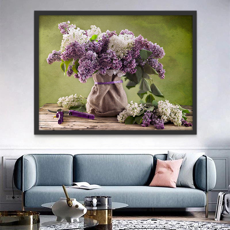 Gaine Fleur Peinture par Numéros