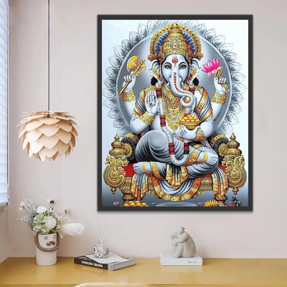 Ganesh Hindouisme Peinture par Numéros