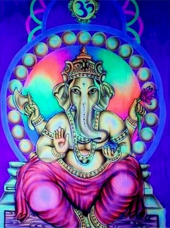 Ganesh Multicolore Hindouisme Peinture par Numéros