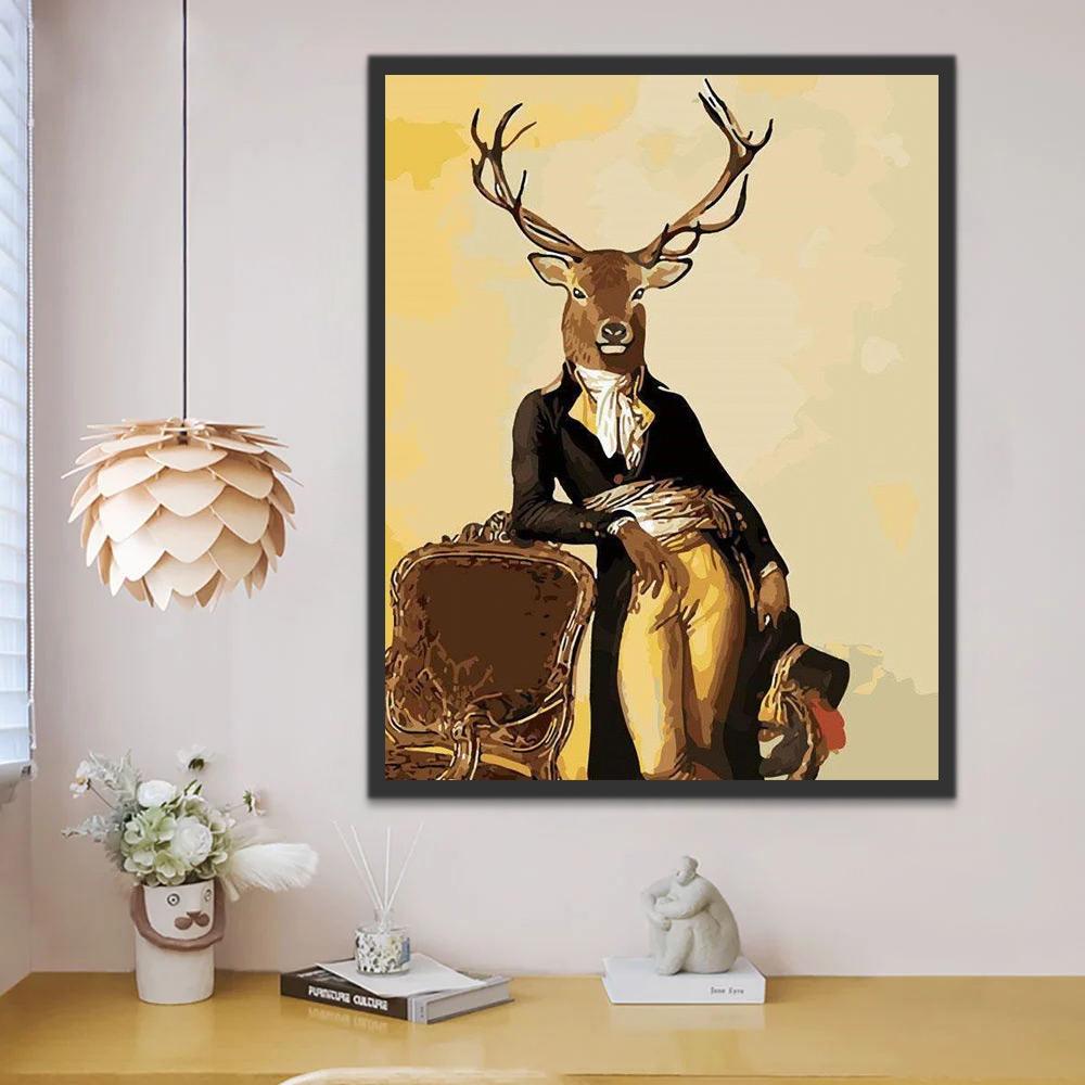 Gentleman Cerf Peinture par Numéros