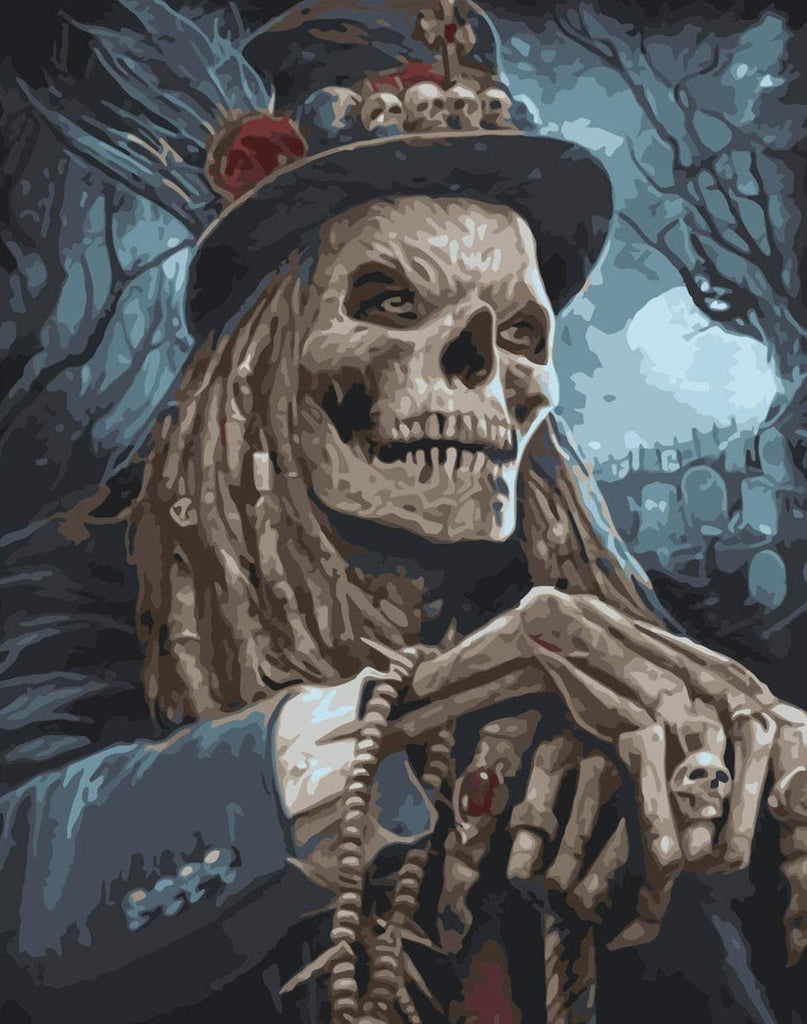 Gentleman Crâne Peinture par Numéros