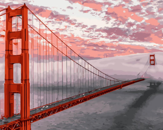 Golden State Peinture par Numéros PBNNATW287
