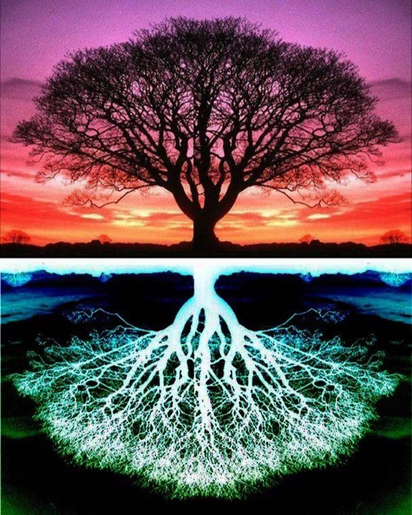 Grand Arbre Magnifique Peinture par Numéros