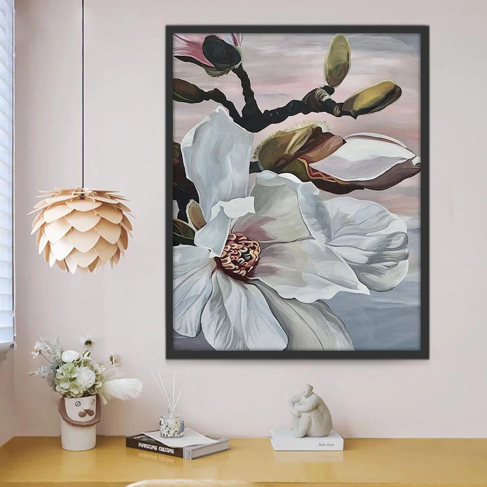 Grand Magnolia Peinture par Numéros
