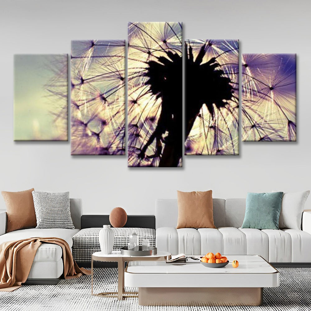 Grand Pissenlit 5 Partie Peinture par Numéros