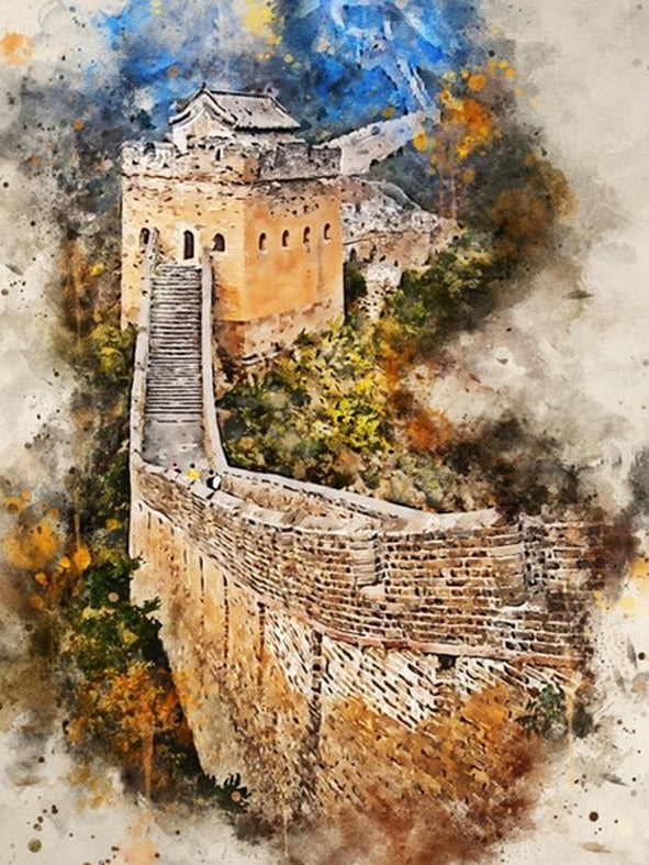 Grande Muraille Peinture par Numéros