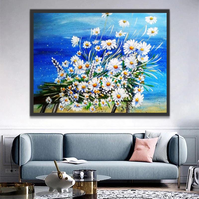 Grandes Marguerites Vivaces Entretien Peinture par Numéros