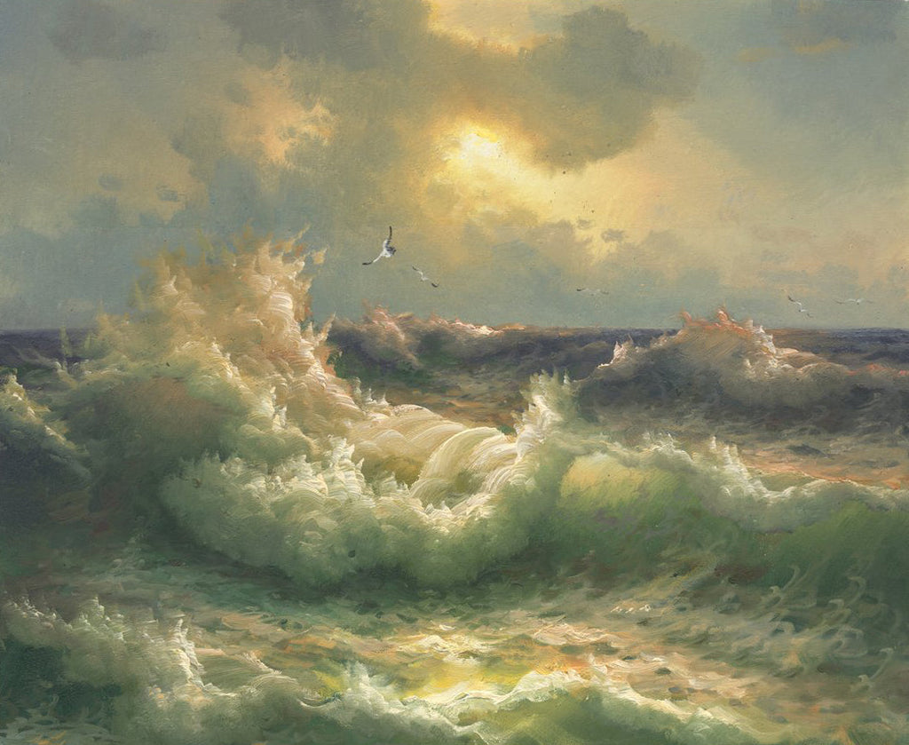 Grandes Vagues Peinture par Numéros