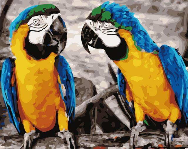 Grands Perroquets Peinture par Numéros