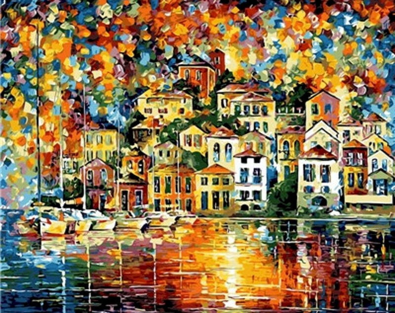 Grèce Peinture par Numéros