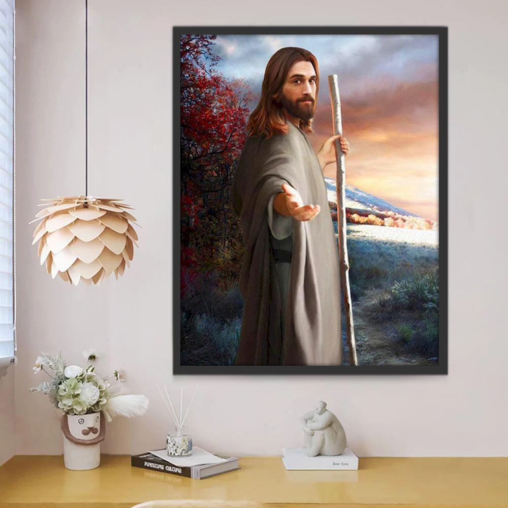 Guide de Jésus Peinture par Numéros