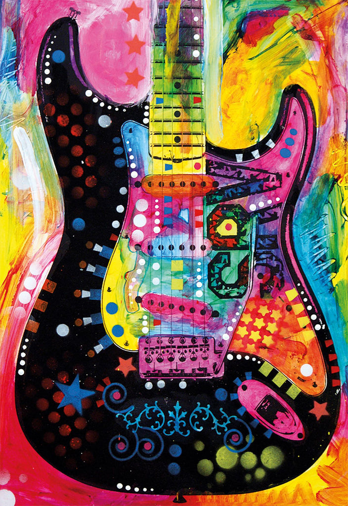 Guitare Peinture par Numéros