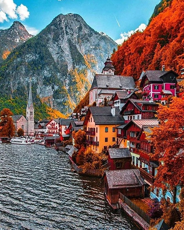 Hallstatt Peinture par Numéros