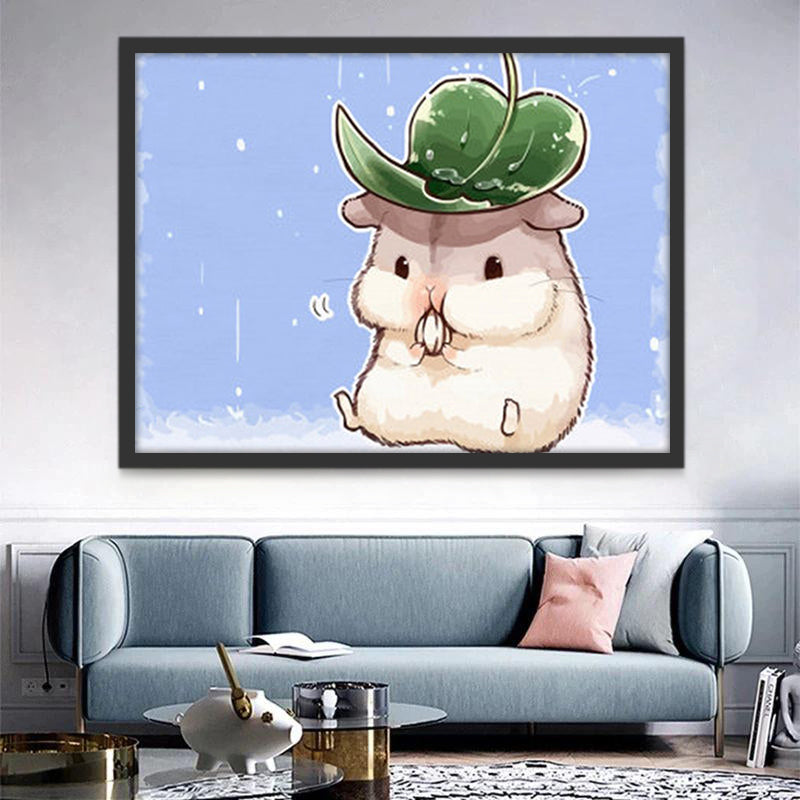 Hamster et la Feuille Peinture par Numéros