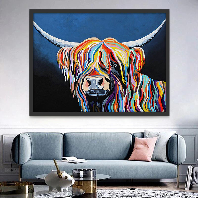 Highland Colorée Peinture par Numéros