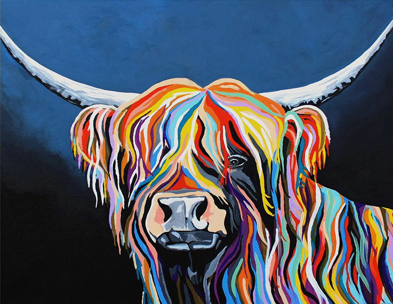 Highland Colorée Peinture par Numéros