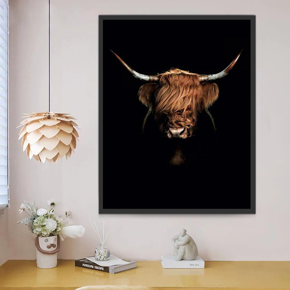 Highland Silencieuse Peinture par Numéros