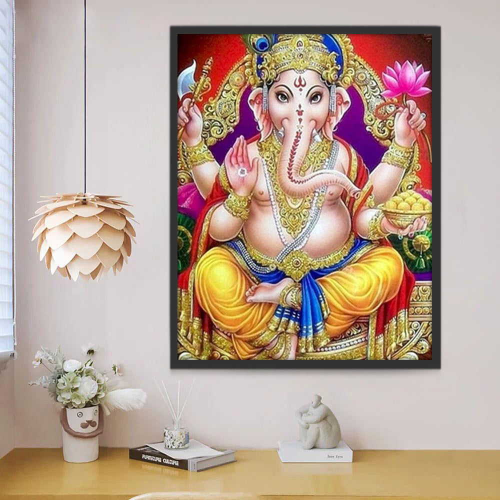 Hindouisme Ganesh Peinture par Numéros