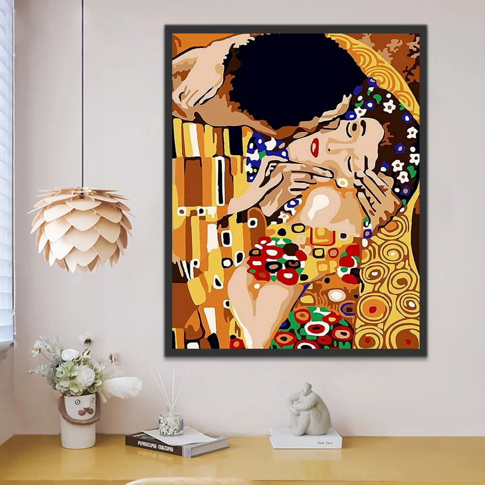 Homme et Femme Abstraits Peinture par Numéros