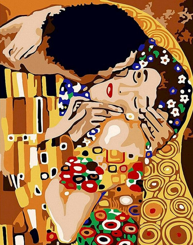 Homme et Femme Abstraits Peinture par Numéros