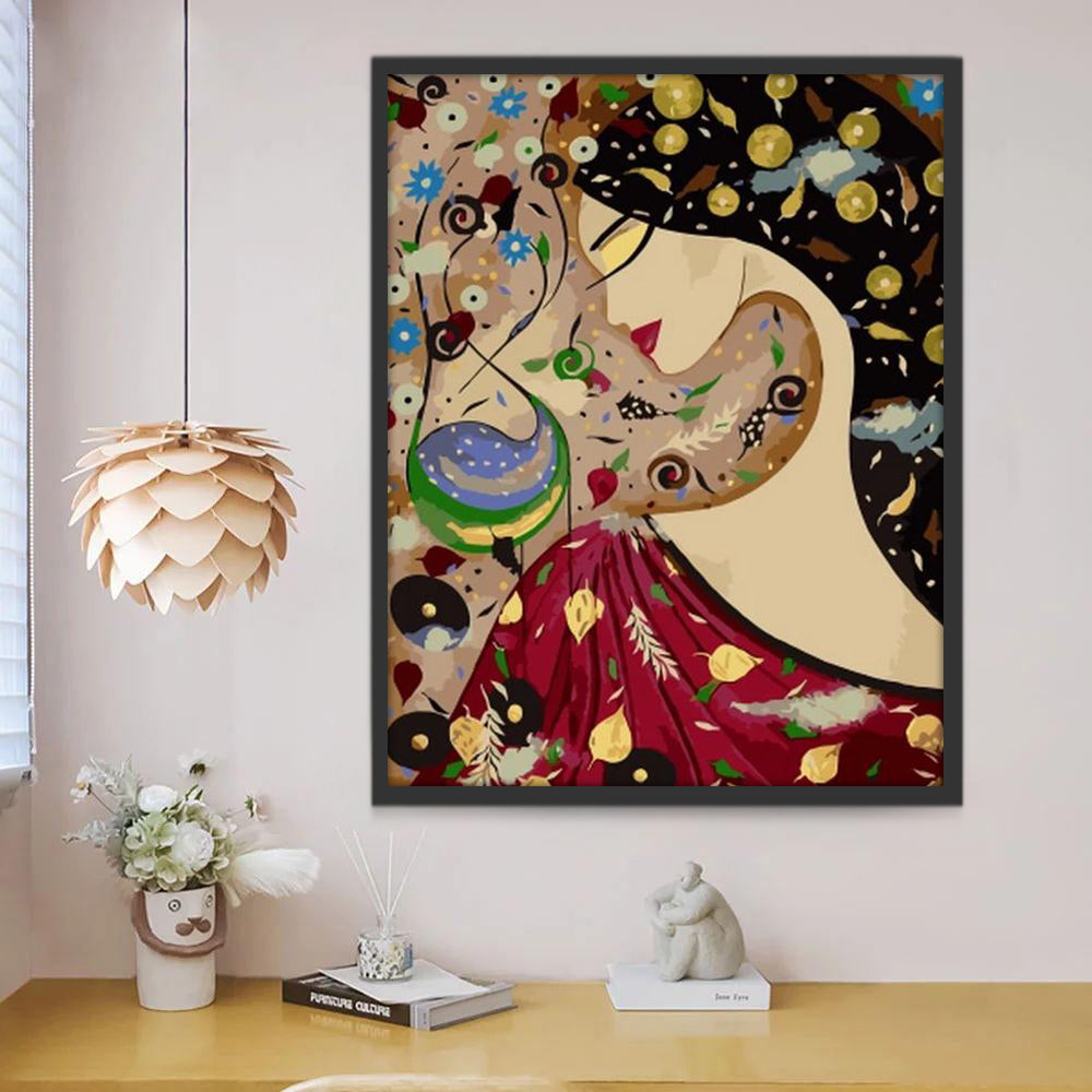 Image Art Abstrait Peinture par Numéros