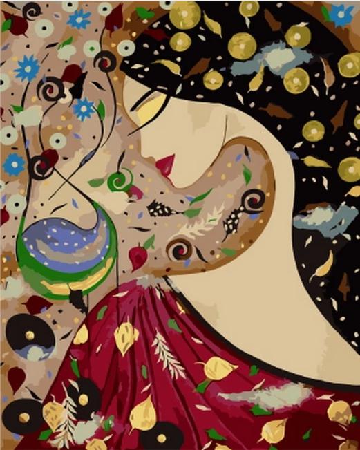 Image Art Abstrait Peinture par Numéros