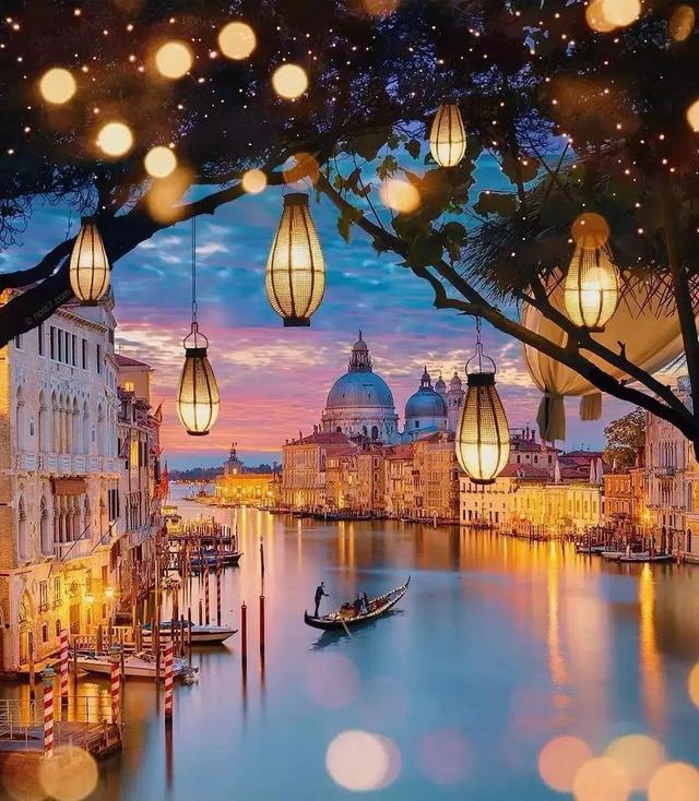 Italie Paysage Ville Peinture par Numéros