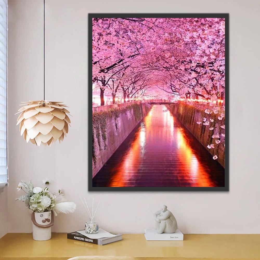 Japon au Printemps Peinture par Numéros