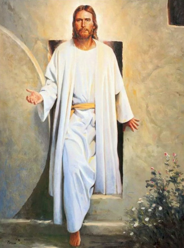 Jésus de Del Parson Peinture par Numéros