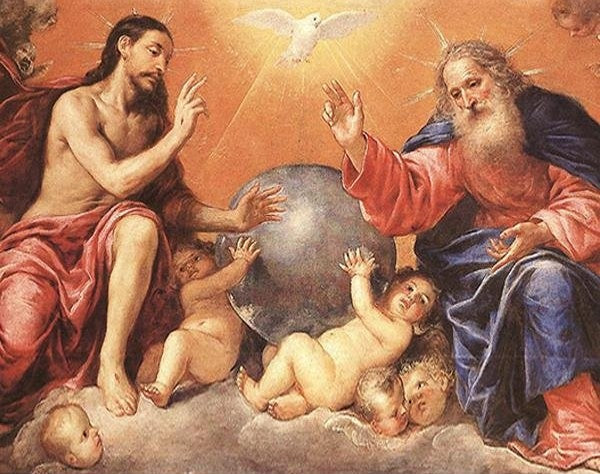 Jésus et Dieu Peinture par Numéros