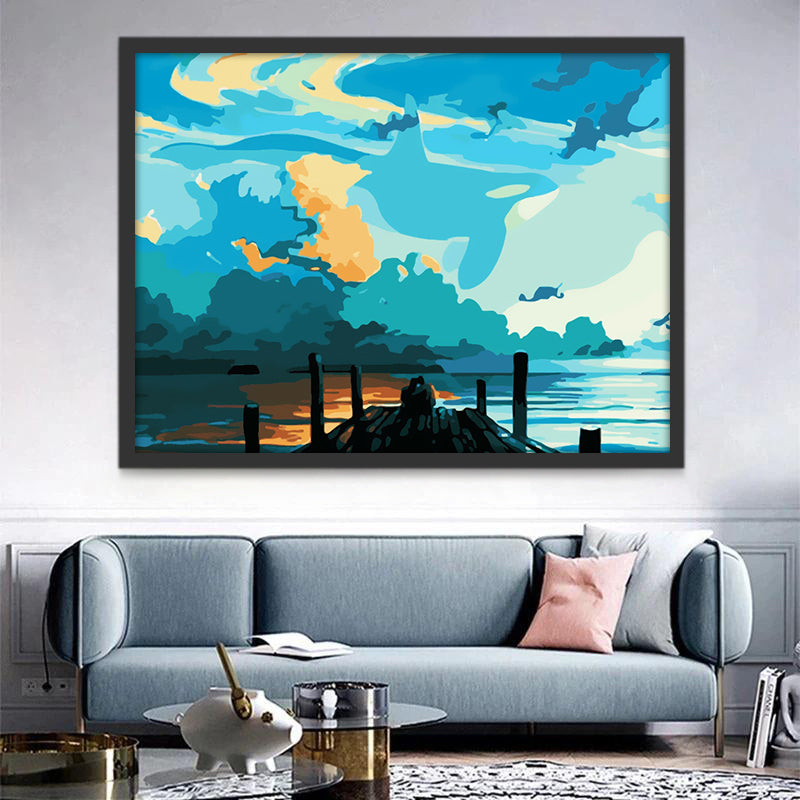 Jetée Peinture par Numéros