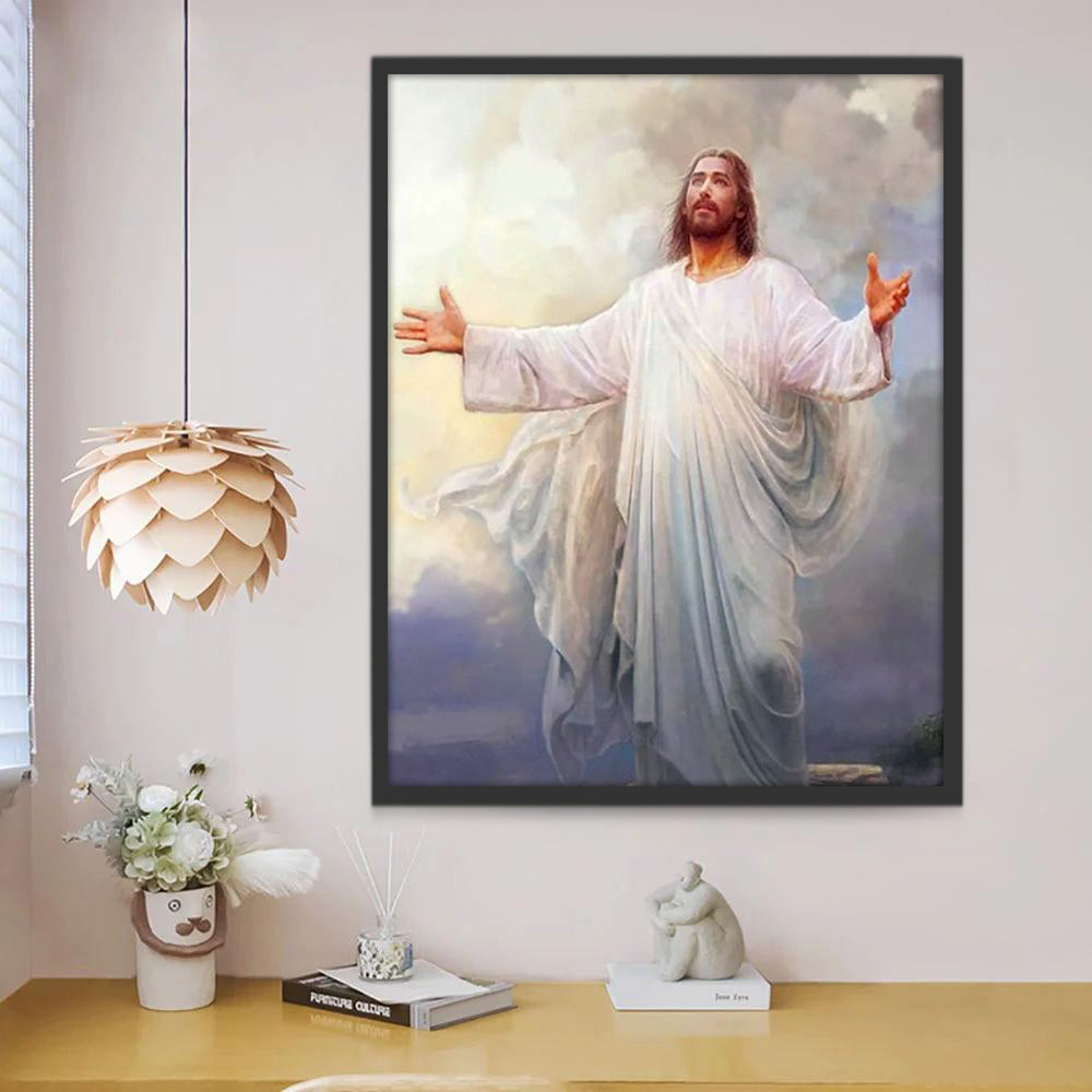 Jeune Jésus Peinture par Numéros