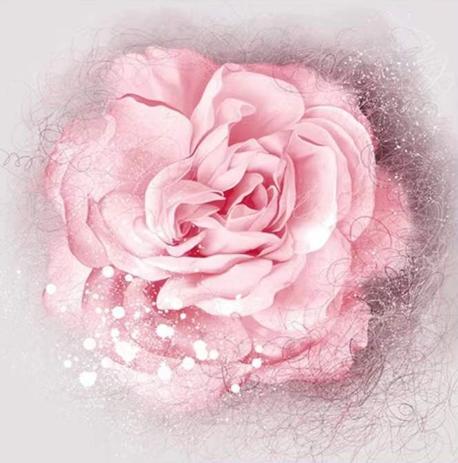 Jolie Rose Peinture par Numéros