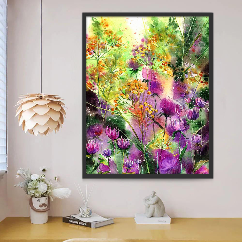 Jolies Fleurs Peinture par Numéros
