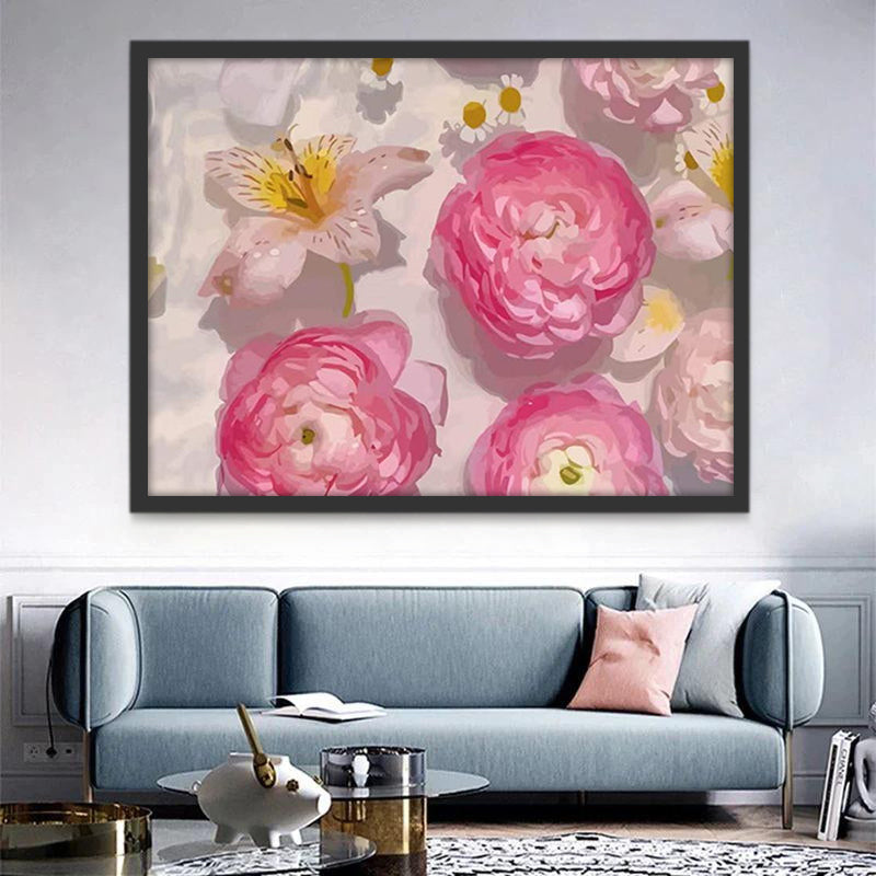 Jolies Plantes Fleurs Peinture par Numéros