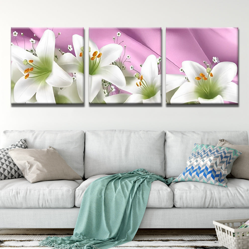 Jolis Lis Vivaces 3 Partie Peinture par Numéros