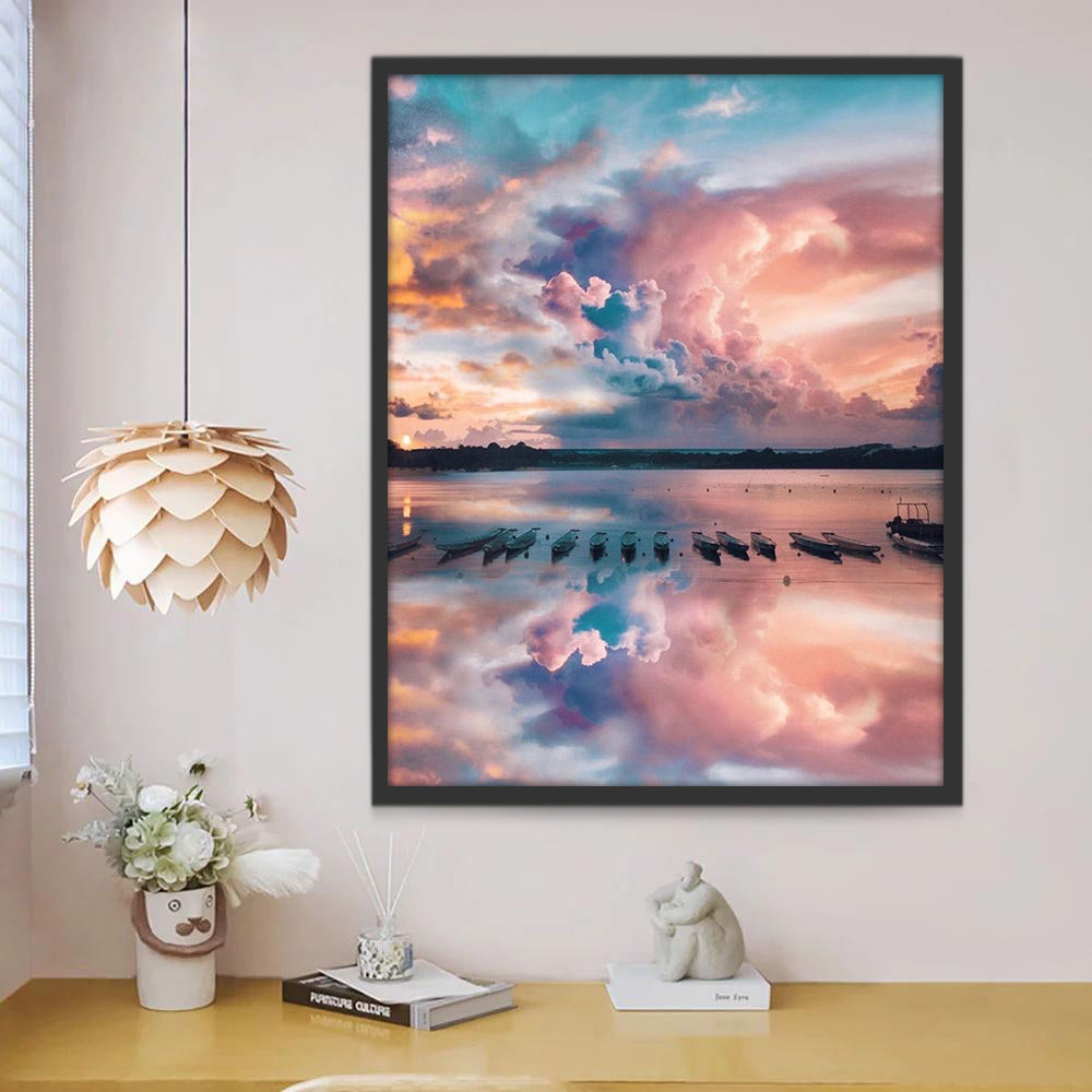 Jolis Nuages Peinture par Numéross