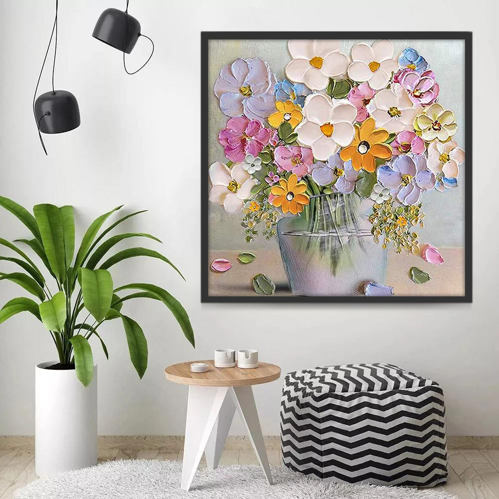 Jolis Petites Fleurs Peinture par Numéros