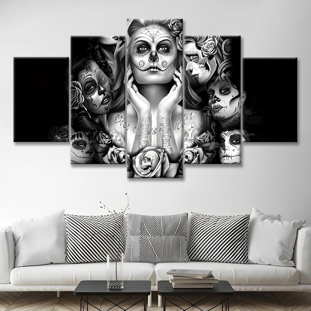 Jour des Morts 5 Partie Peinture par Numéros