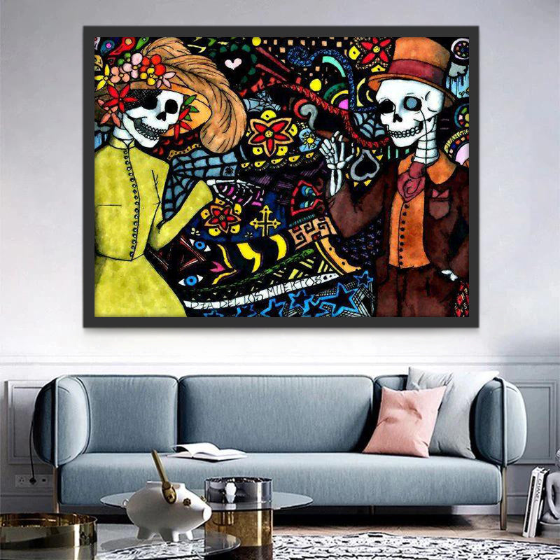 Jour des morts Peinture par Numéros