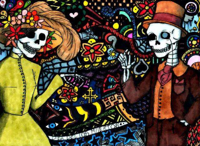 Jour des morts Peinture par Numéros
