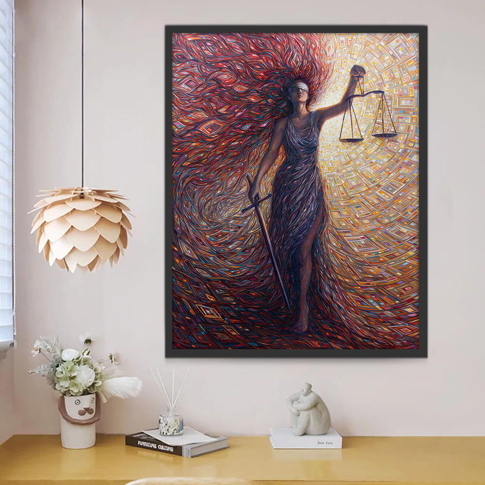 Justice Peinture par Numéros