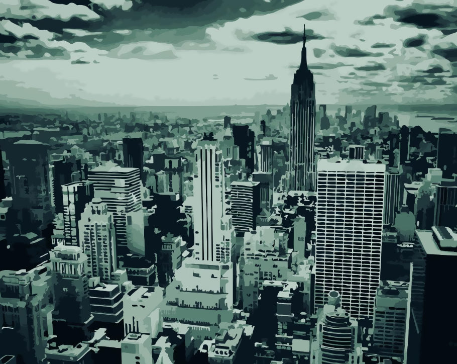 L'Empire State Building Peinture par Numéros