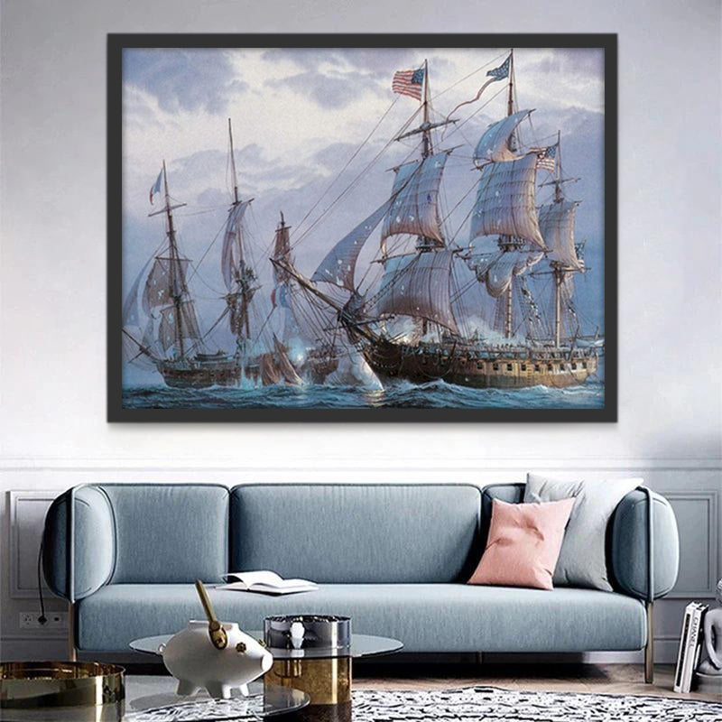 La Flotte Américaine Peinture par Numéros