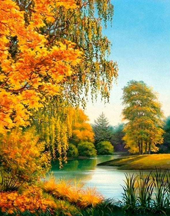 La Splendeur de l'Automne Peinture par Numéros