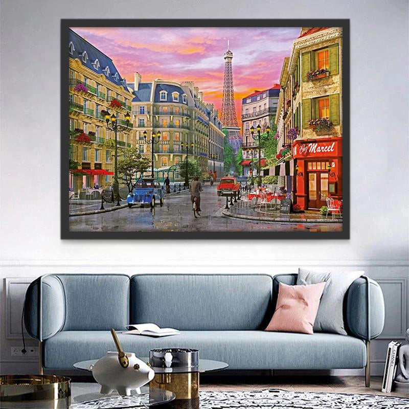 La Vie Quotidienne à Paris Peinture par Numéros