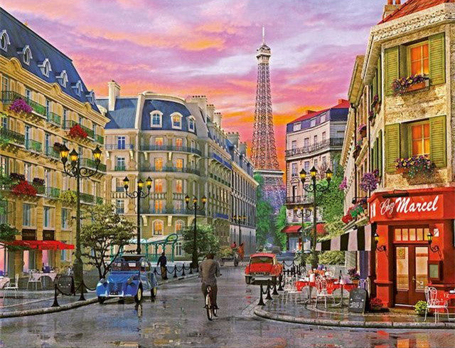 La Vie Quotidienne à Paris Peinture par Numéros