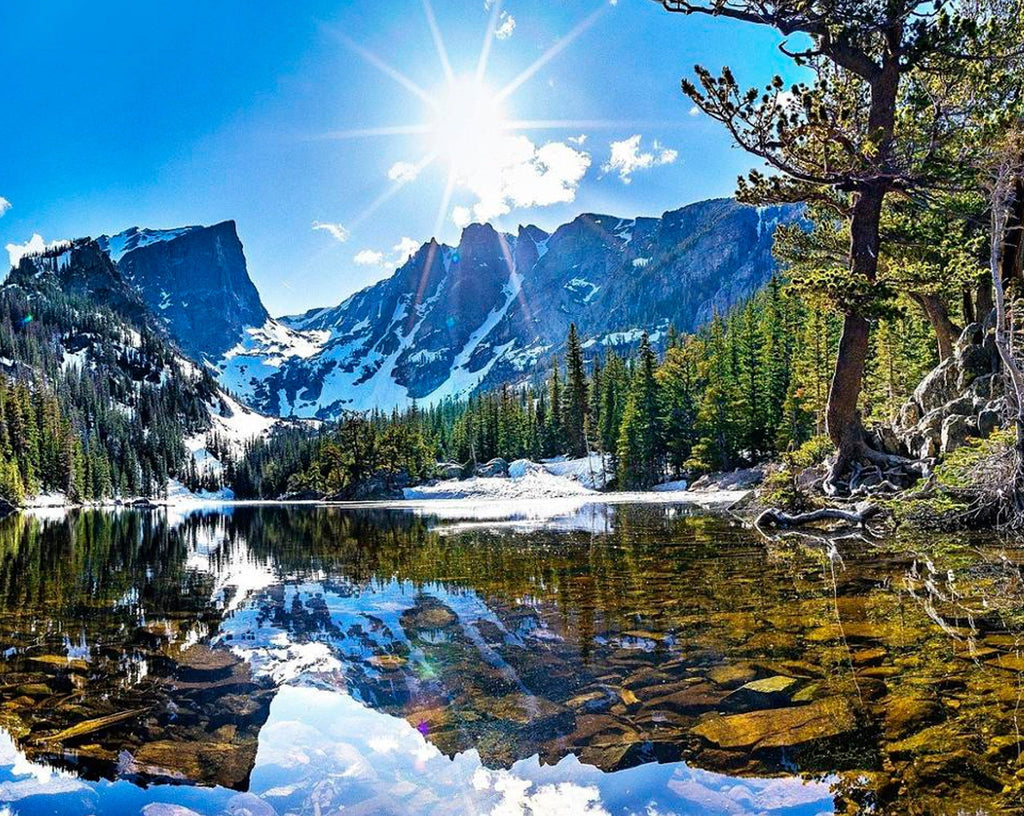 Lac Émeraude Peinture par Numéros