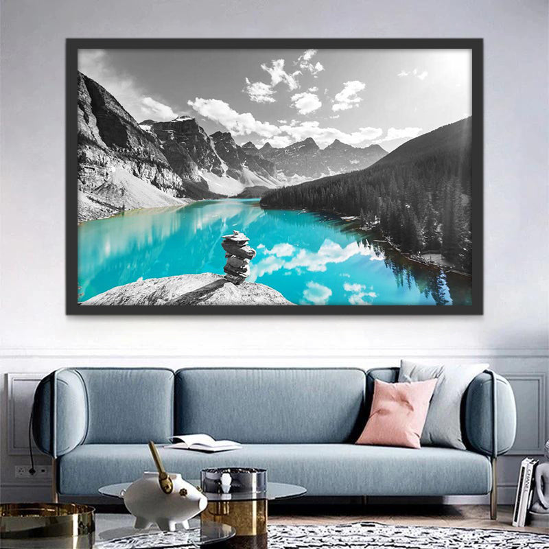 Lac Moraine Peinture par Numéros